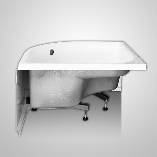 moderné kúpeľne séria  sprchovacia akrylátová vanička s nožičk